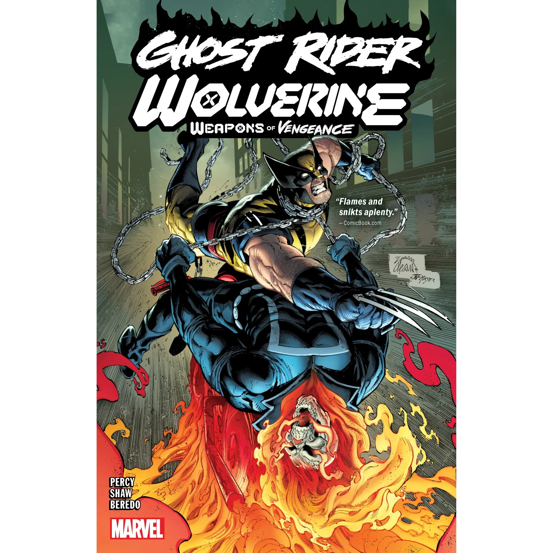 Marvel Comics Ghost Rider Wolverine Weapons of Vengeance Trade Paperback