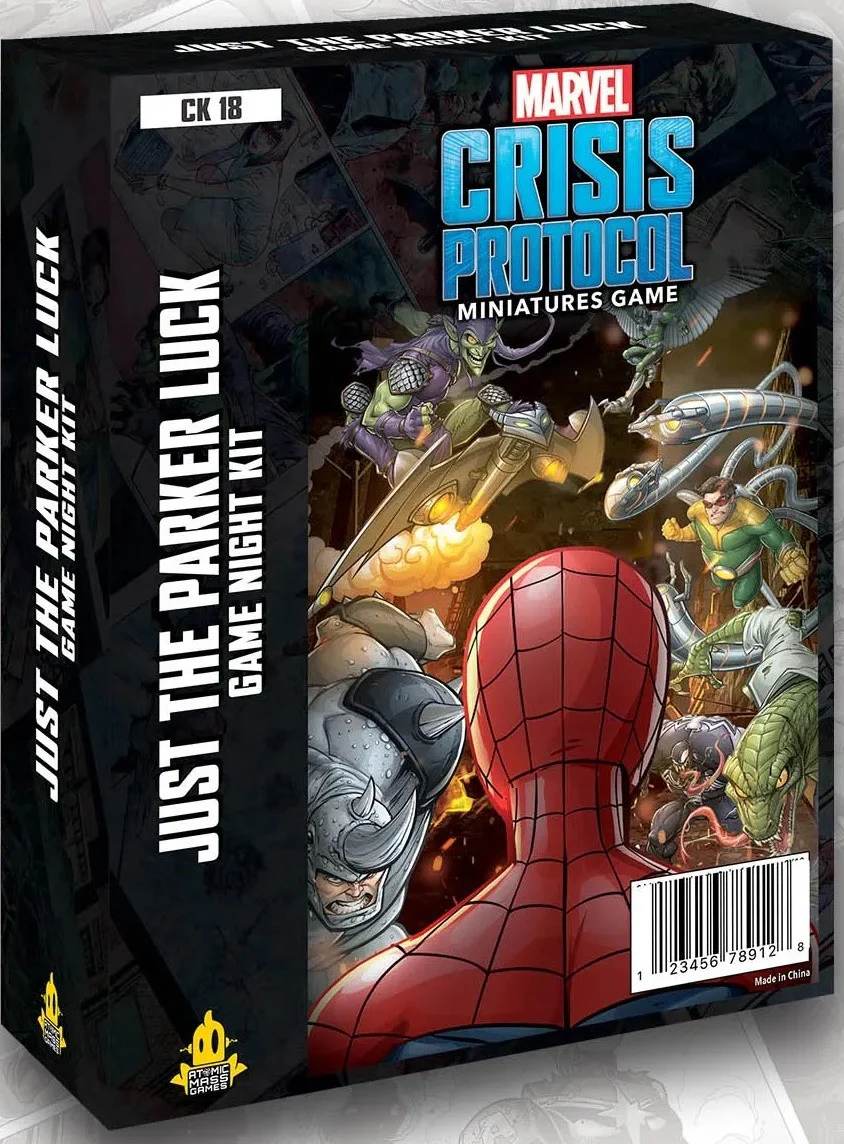 Marvel Crisis Protocol - Just the Parker Luck Game Night Kit