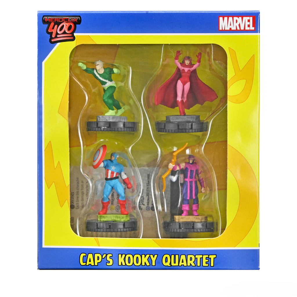 Marvel HeroClix 400 Cap's Kooky Quartet Miniature
