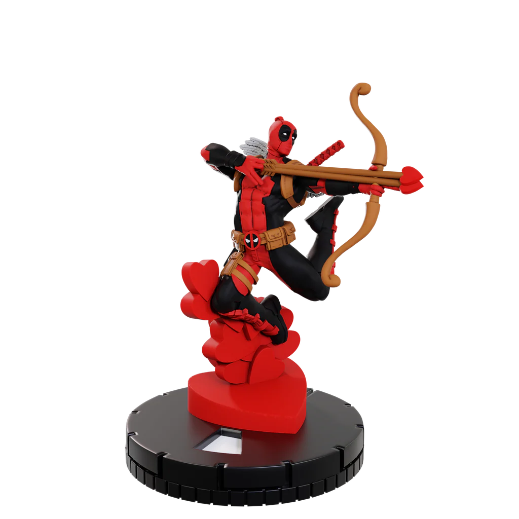 Marvel HeroClix Iconix: Cupid Deadpool Figure - Image 2