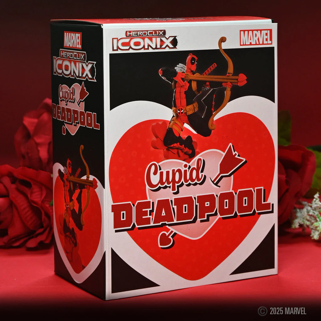 Marvel HeroClix Iconix: Cupid Deadpool Figure - Image 4
