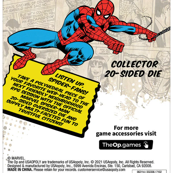 Marvel Spider-man 20 Sided Dice - Image 3