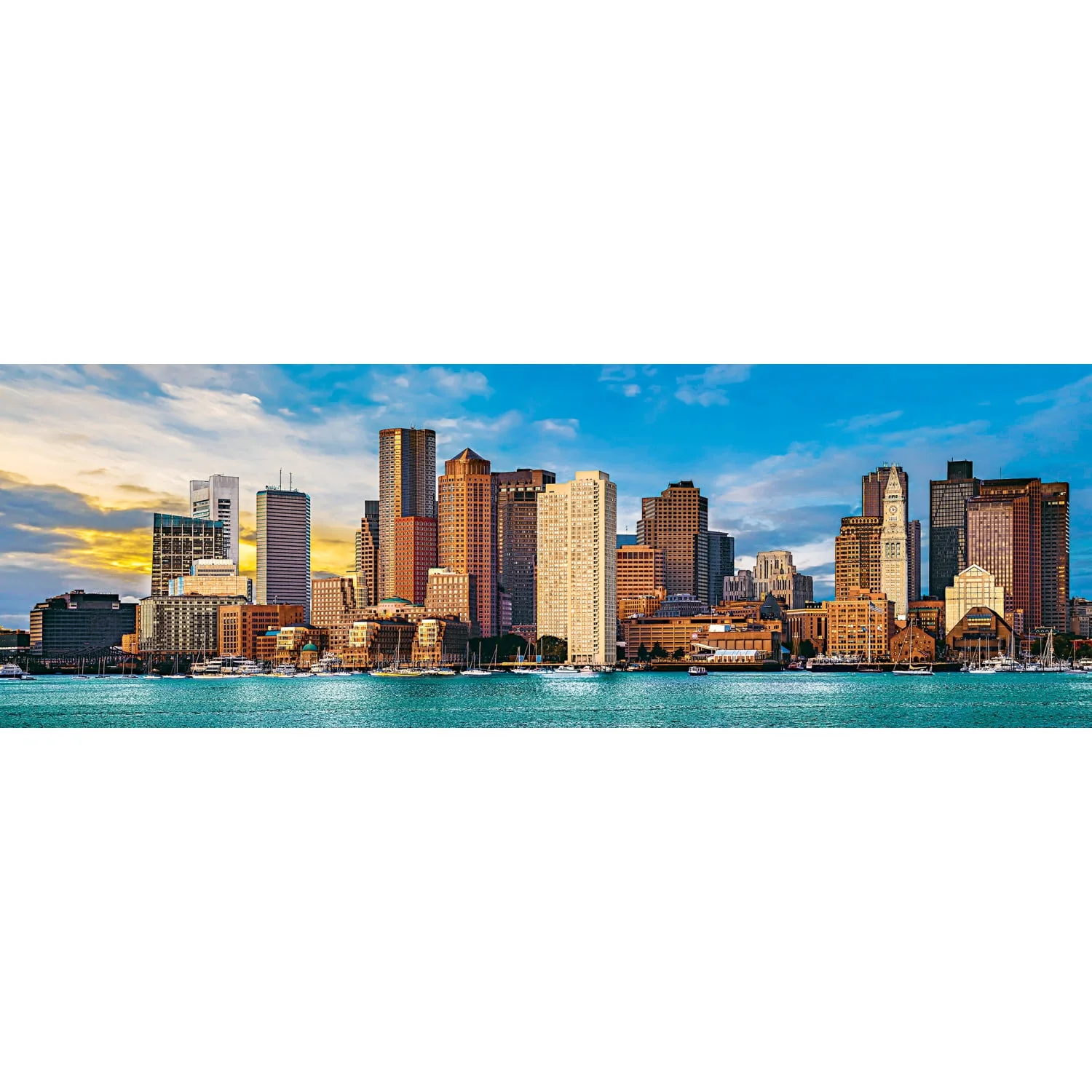 Masterpieces Boston City Panoramic - 1000 pieces Jigsaw - Image 4