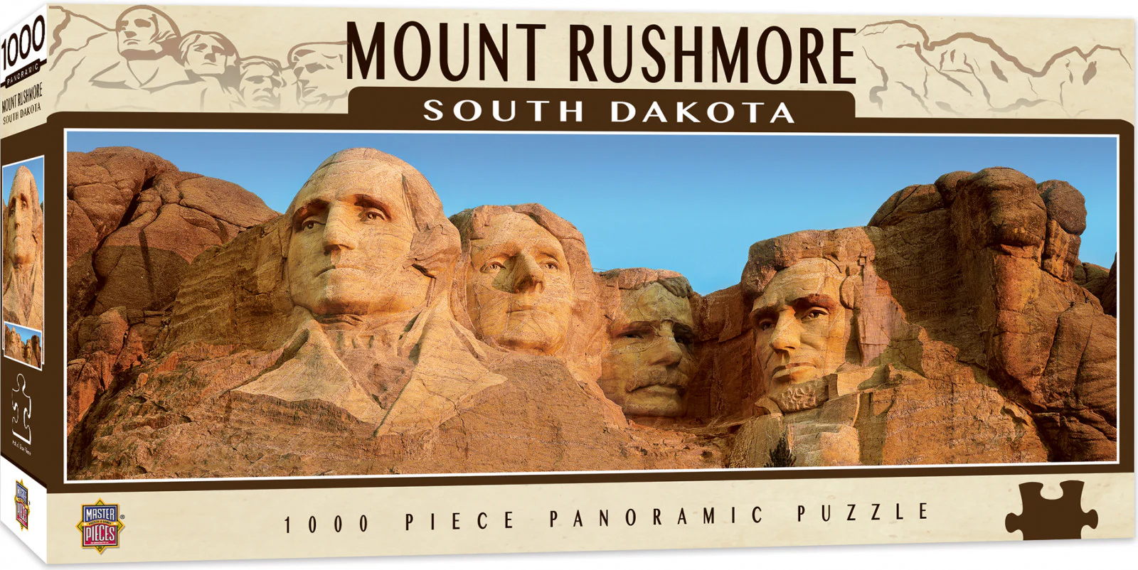 Masterpieces Mount Rushmore City Panoramic - 1000 Piece Jigsaw