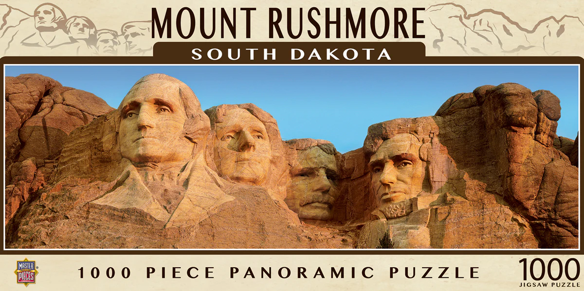 Masterpieces Mount Rushmore City Panoramic - 1000 Piece Jigsaw - Image 2