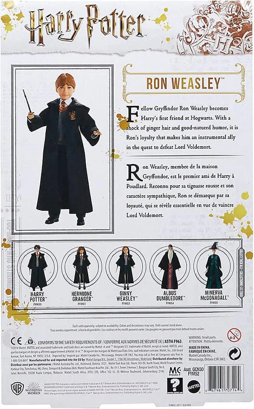 Mattel Harry Potter O/S Core Ron Weasley Figure - Image 2