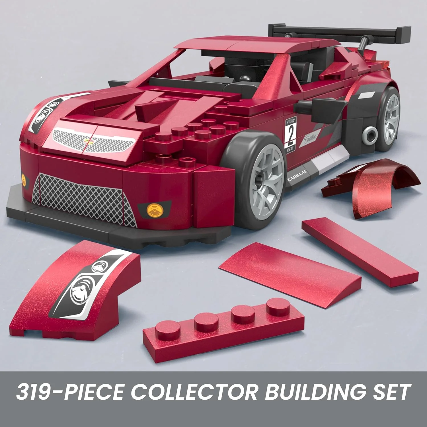 Mega Blocks Hot Wheels Cadillac ATS-VR Building Kit - Image 4
