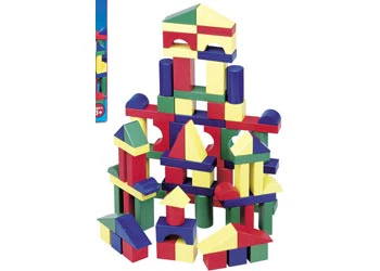 Melissa & Doug - 100 Wood Block Set - Image 2