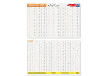 Melissa & Doug - Addition Write-A-Mat 6 Pack