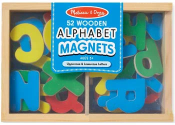 Melissa & Doug - Alphabet Magnets - 52 Pieces