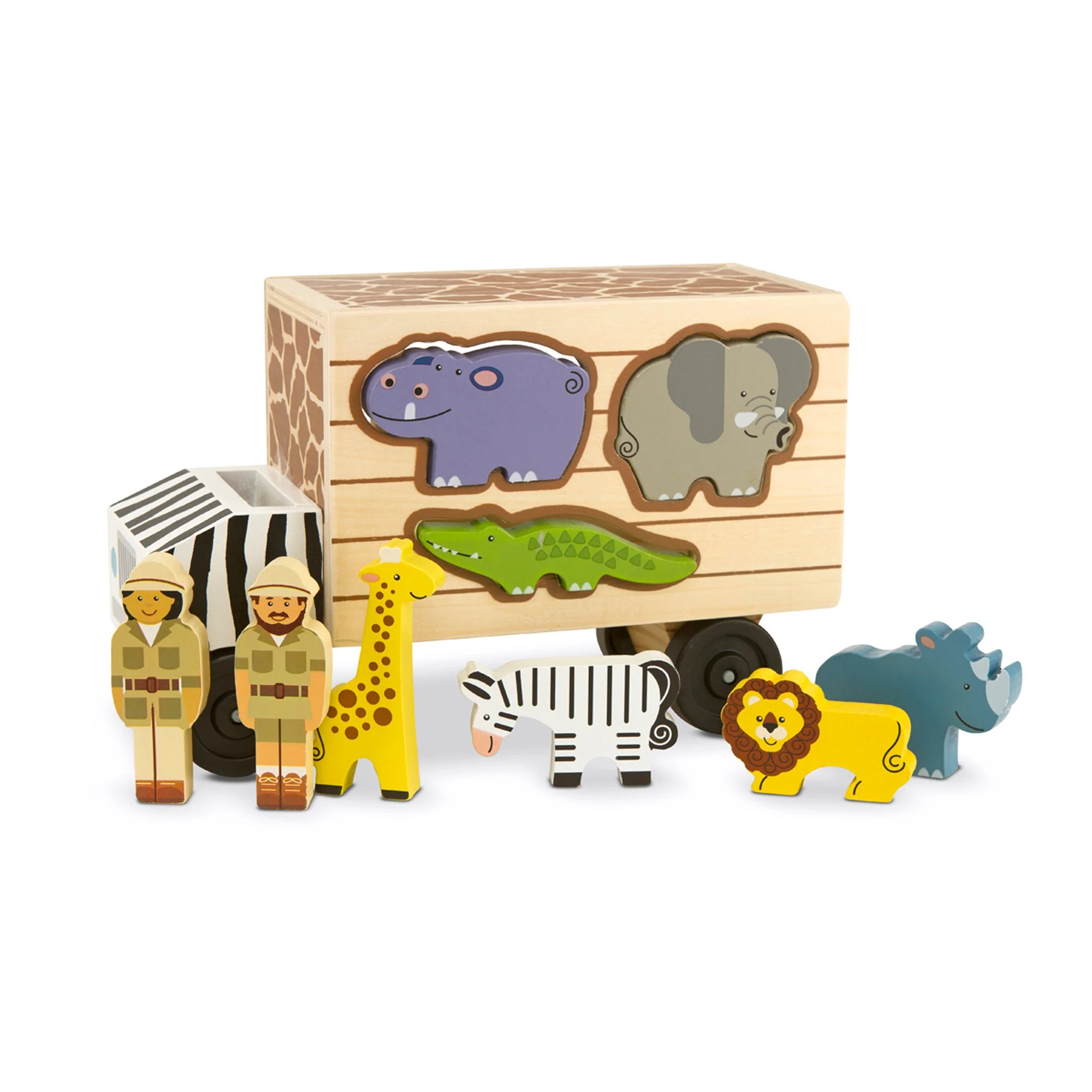 Melissa & Doug - Animal Rescue Shape Sorting Truck - Image 4