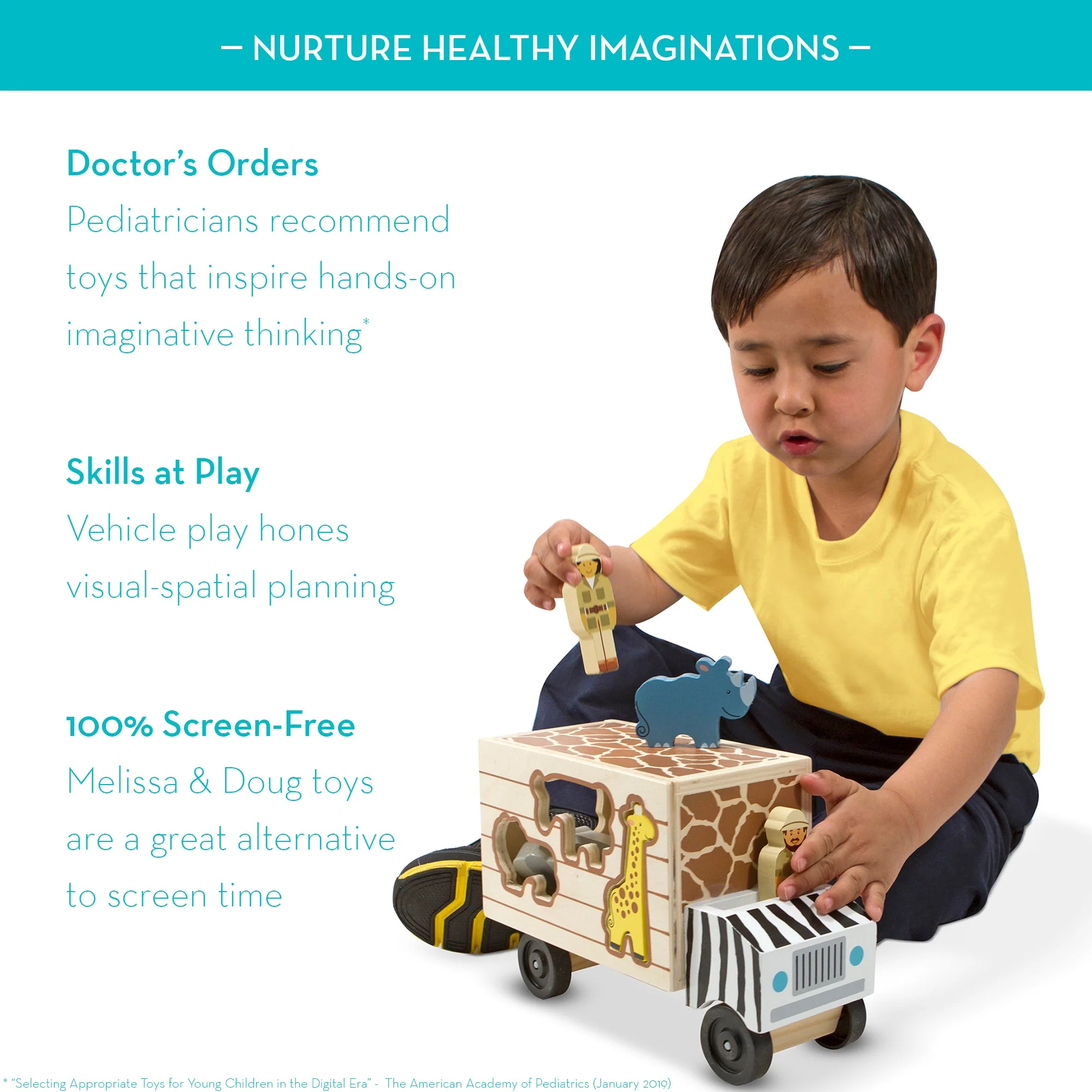 Melissa & Doug - Animal Rescue Shape Sorting Truck - Image 6