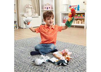 Melissa & Doug - Barn Buddies Hand Puppets 6 Pieces - Image 3