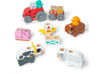 Melissa & Doug - Blockables Farm Play Set - Image 3