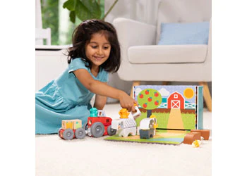 Melissa & Doug - Blockables Farm Play Set - Image 5