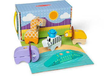 Melissa & Doug - Blockables Safari Play Set - Image 2