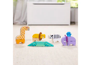 Melissa & Doug - Blockables Safari Play Set - Image 4