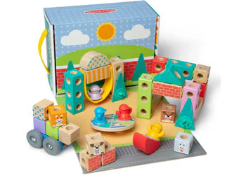 Melissa & Doug - Blockables Town Play Set - Image 2