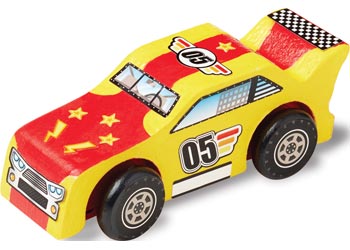 Melissa & Doug - Created by Me! Wooden Race Car - Image 2
