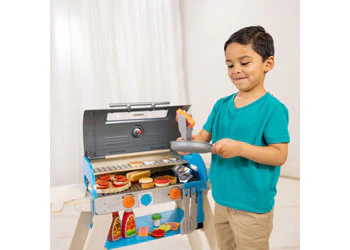 Melissa & Doug - Deluxe Grill & Pizza Oven Play Set - Image 4