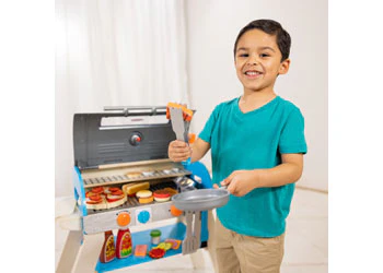Melissa & Doug - Deluxe Grill & Pizza Oven Play Set - Image 5