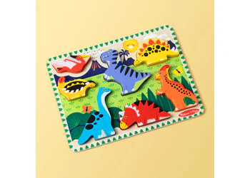 Melissa & Doug - Dinosaurs Chunky Puzzle - Image 3
