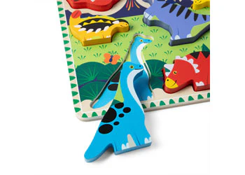 Melissa & Doug - Dinosaurs Chunky Puzzle - Image 4