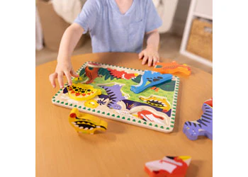 Melissa & Doug - Dinosaurs Chunky Puzzle - Image 6