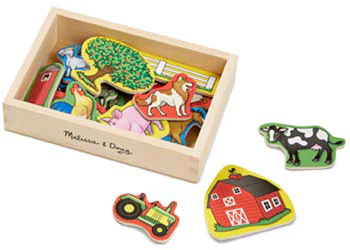 Melissa & Doug - Farm Magnets - 20 Pieces