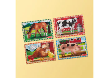 Melissa & Doug - Farm Puzzles In A Box - Image 5