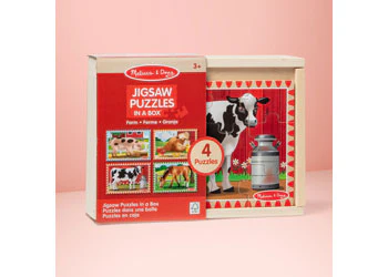 Melissa & Doug - Farm Puzzles In A Box - Image 6