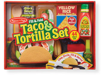 Melissa & Doug - Fill & Fold Taco & Tortilla Set