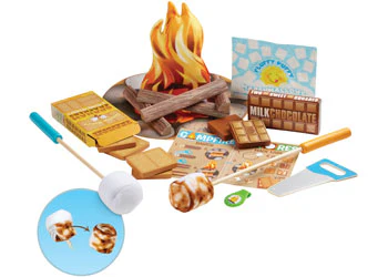 Melissa & Doug - Let's Explore - Campfire S'mores Play Set - Image 2