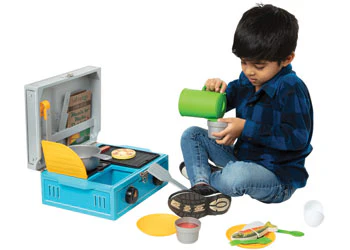 Melissa & Doug - Let's Explore Wooden Camp Stove Play Set - Image 2