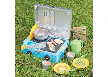 Melissa & Doug - Let's Explore Wooden Camp Stove Play Set - Image 5
