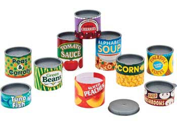 Melissa & Doug - Let's Play House! Grocery Cans - Image 2