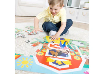 Melissa & Doug - Ms Rachel Farm Floor Puzzle - Image 3