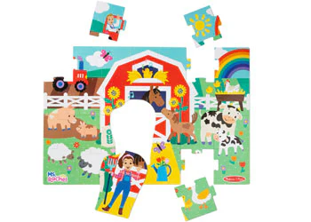 Melissa & Doug - Ms Rachel Farm Floor Puzzle - Image 6