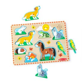 Melissa & Doug - Pets Sound Puzzle 8 Pieces - Image 2