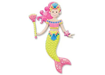 Melissa & Doug - Reusable Puffy Sticker Play Set - Mermaid - Image 4