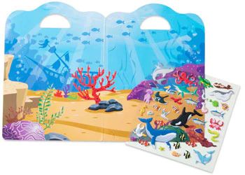 Melissa & Doug - Reusable Puffy Sticker Play Set - Ocean - Image 2