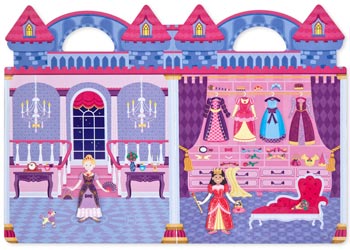 Melissa & Doug - Reusable Puffy Sticker Play Set - Princess - Image 2
