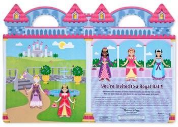 Melissa & Doug - Reusable Puffy Sticker Play Set - Princess - Image 3
