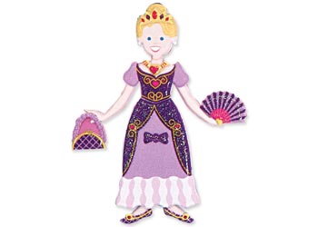 Melissa & Doug - Reusable Puffy Sticker Play Set - Princess - Image 4