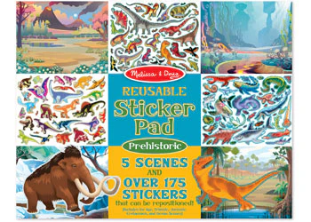 Melissa & Doug - Reusable Sticker Pad Prehistoric