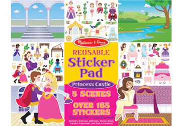 Melissa & Doug - Reusable Sticker Pad - Princess Castle