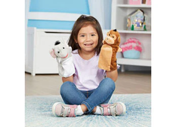 Melissa & Doug - Safari Puppet Set 6 Pieces - Image 3