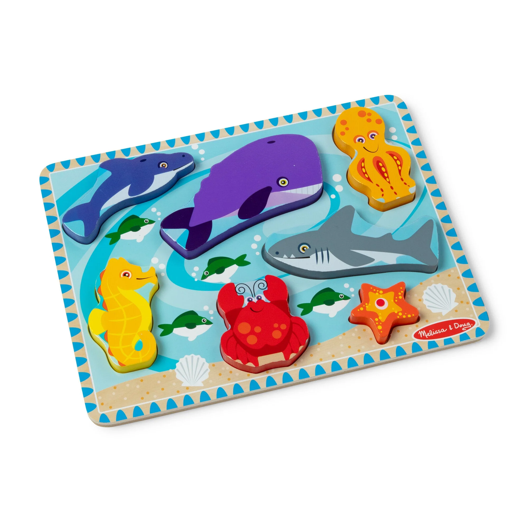 Melissa & Doug - Sea Life Chunky Puzzle - Image 2