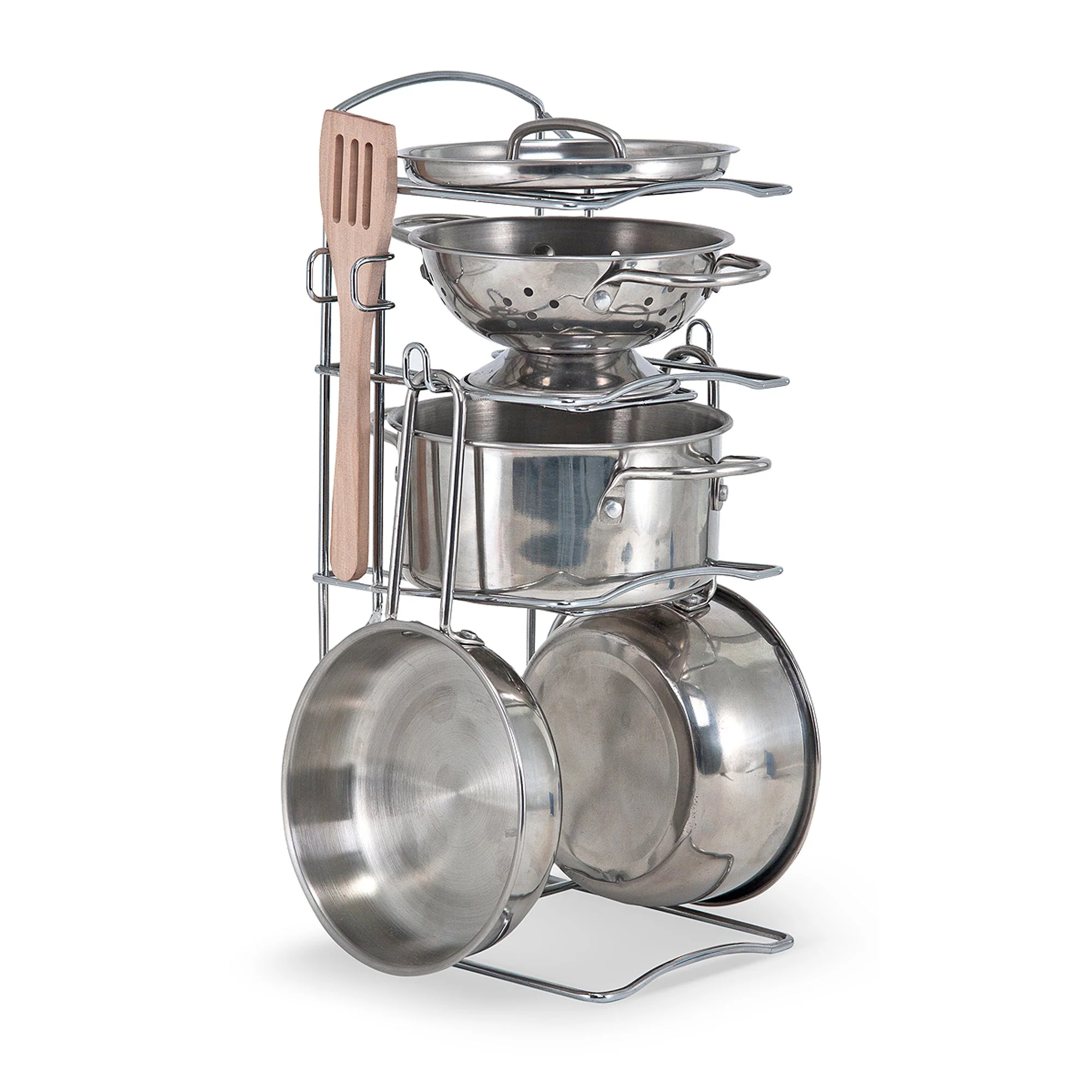 Melissa & Doug - Stainless Steel Pots & Pans Set - Image 2