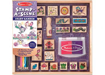 Melissa & Doug - Stamp A Scene - Fairy Garden